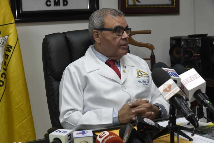 Senén Caba, presidente del Colegio Médico Dominicano. Foto: DL