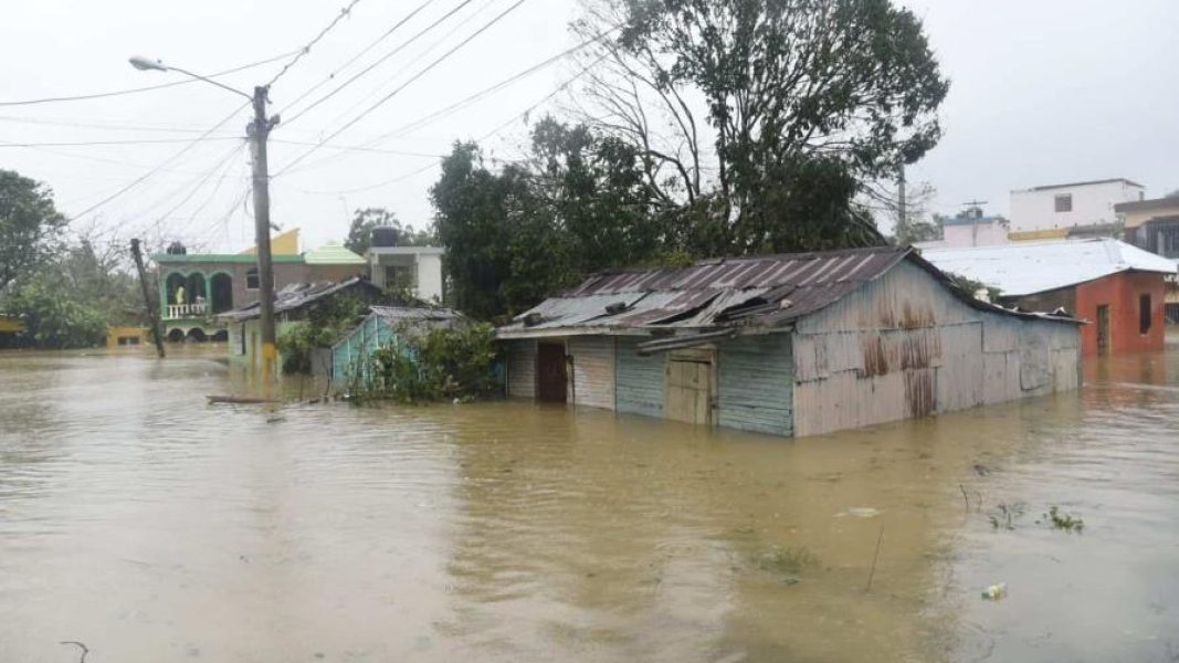 Estragos en Higüey. Foto: RD Noticias